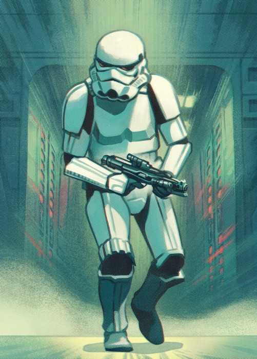 Standard Non-woven Mandalorian Stormtrooper Print