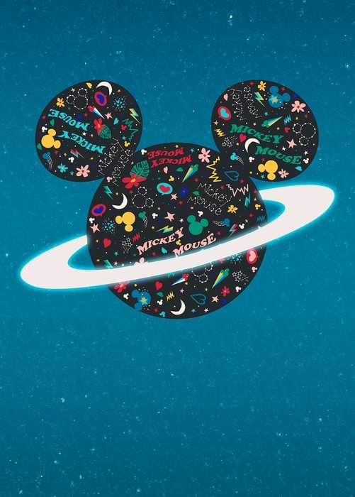 Standard Non-woven Planet Mickey