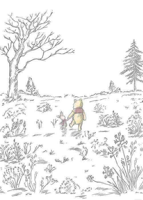 Standard Non-woven Winnie the Pooh Walk