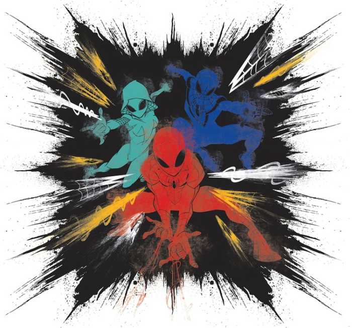 Standard Non-woven Spider-Man Color Explosion
