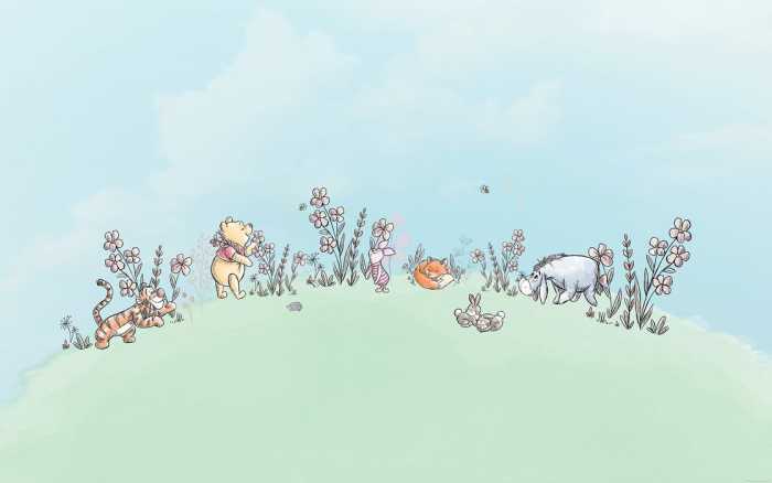 Standard Non-woven Winnie the Pooh - Curious Minds