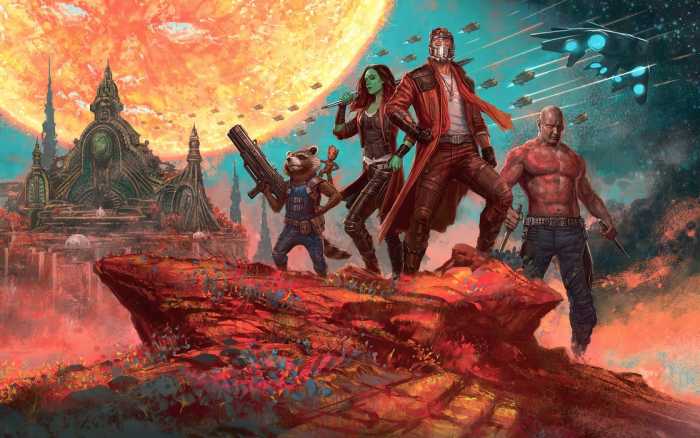 Standard Non-woven Guardians of the Galaxy Panorama