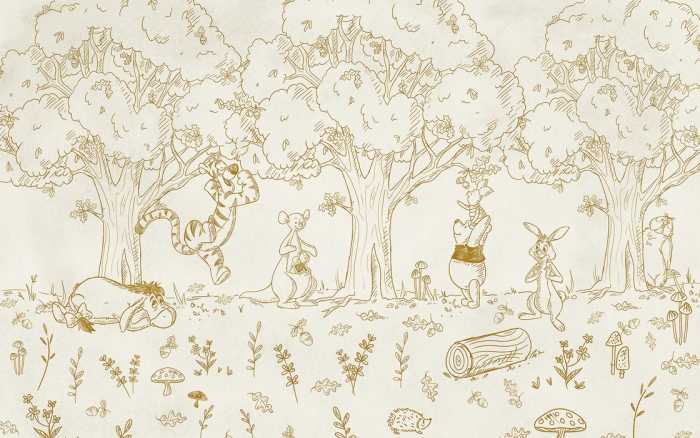 Standard Non-woven Winnie the Pooh Outdoors