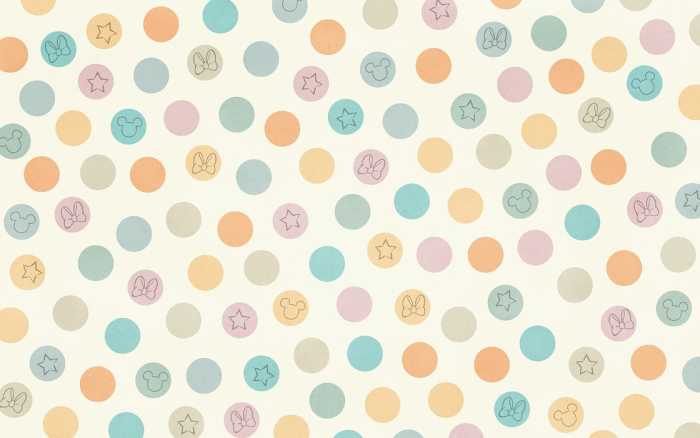 Standard Non-woven Disney Pastel Confetti