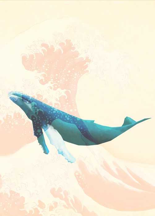Standard Non-woven Whale Voyage