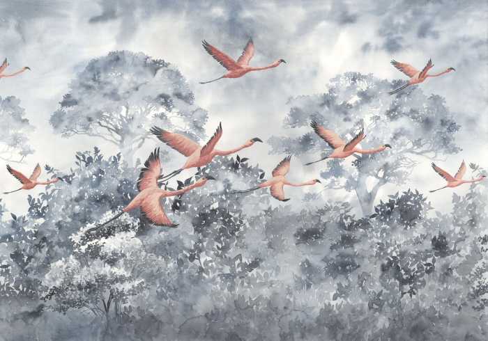Standard Non-woven Flamingos in the Sky
