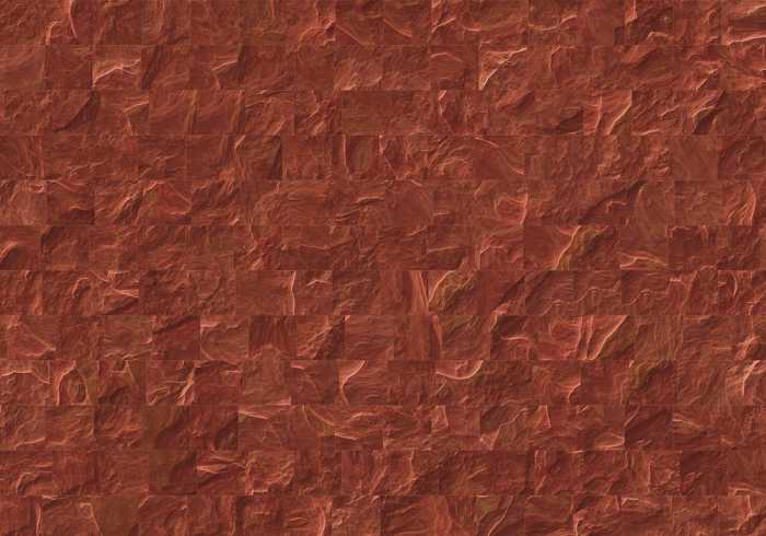 Standard Non-woven Red Slate Tiles