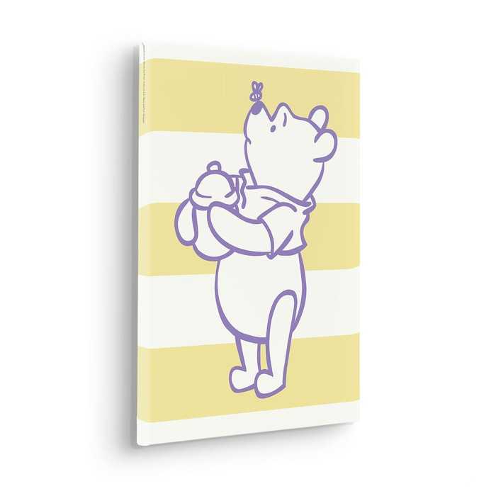 Vlies Bild auf Keilrahmen/ Echtholzrahmen Winnie the Pooh Sweet Tooth
