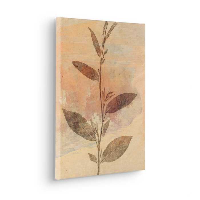 Vlies Bild auf Keilrahmen/ Echtholzrahmen Pressed Leaves