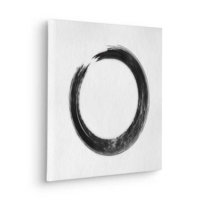Vlies Bild auf Keilrahmen/ Echtholzrahmen Circular