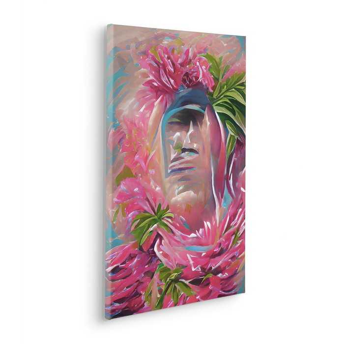 Vlies Bild auf Keilrahmen/ Echtholzrahmen Hawaiana