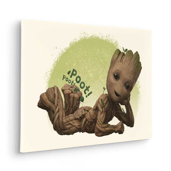 Vlies Bild auf Keilrahmen/ Echtholzrahmen Groot Poot