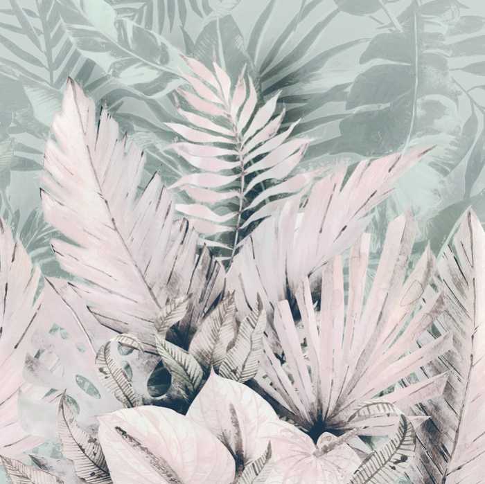 Standard Non-woven Palmiers Tropicaux