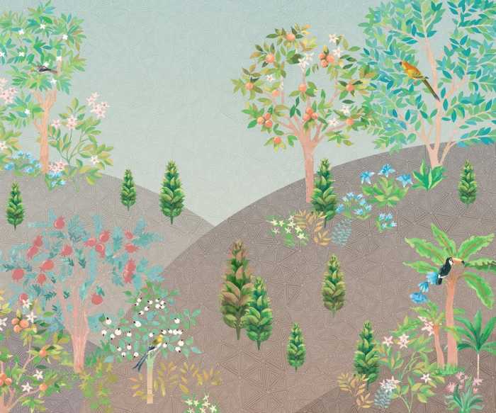 Standard Non-woven Persian Garden