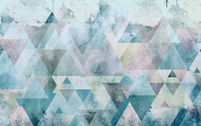 Premium Non-Woven Triangles Blue