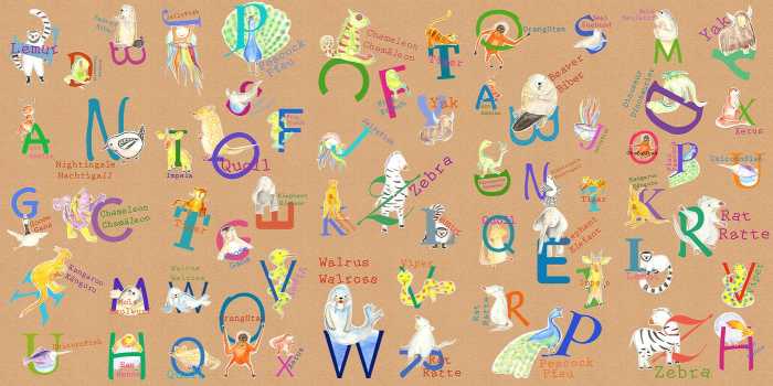 Premium Non-Woven Animals A-Z