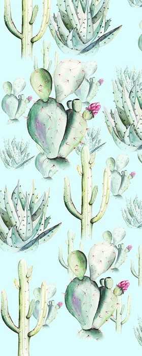 Premium Non-Woven Cactus Blue