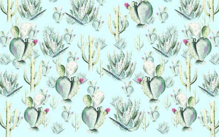 Premium Non-Woven Cactus Blue