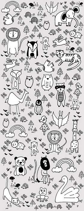 Premium Non-Woven Scribble Park