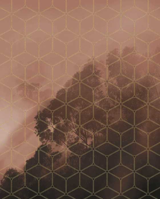 Premium Non-Woven Golden Grid