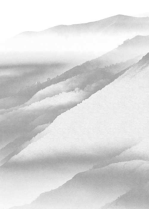 Premium Non-Woven White Noise Mountain