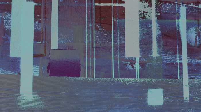 Digitally printed photomural Horizon Blazing grey-merlot