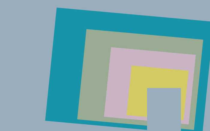 Digitally printed photomural Blocking Oblique bleu-yellow