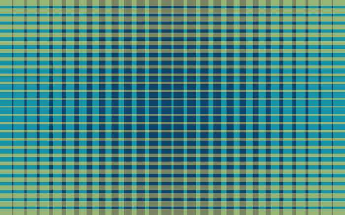 Digitally printed photomural Chequered blue-turquise
