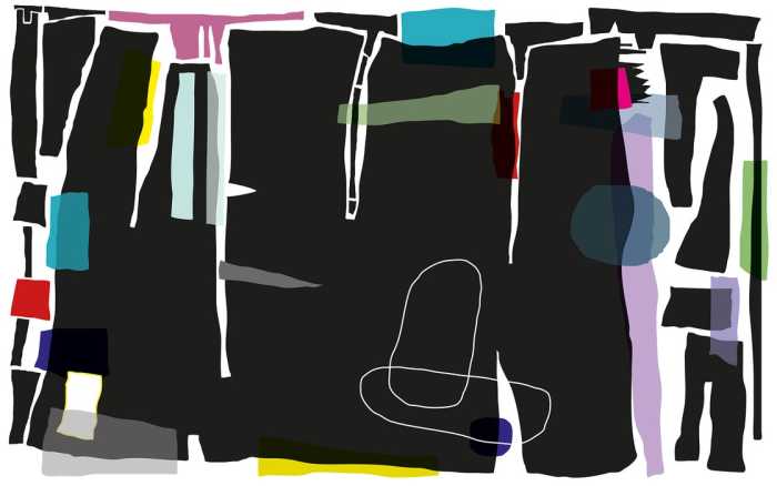 Premium Non-Woven Composition 3 white-black