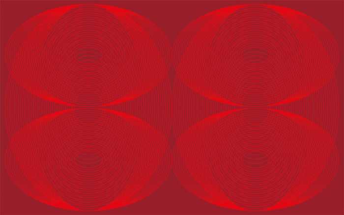 Premium Non-Woven Eyes Wide Open Quartett red-red
