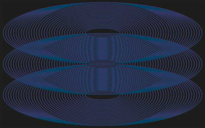 Premium Non-Woven Eyes Wide Open Trio violett-bleu-black