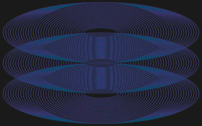 Digitally printed photomural Eyes Wide Open Trio violett-bleu-black