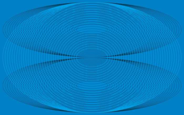 Premium Non-Woven Eyes Wide Open Troika blue-blue