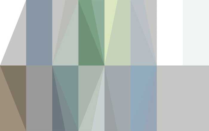 Premium Non-Woven Gem Stone Rhombus grey-bleu