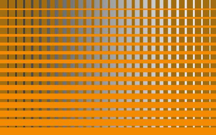 Premium Non-Woven Griddy orangecognac-grey
