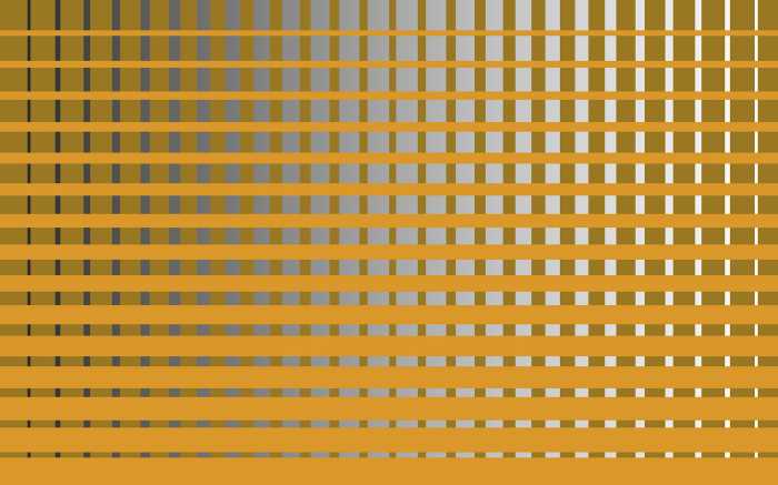Digital wallpaper Griddy orangecognac-grey