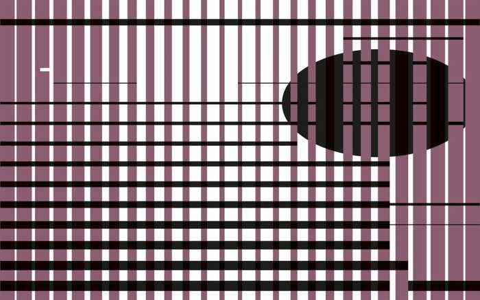 Premium Non-Woven Let me stay black-aubergine