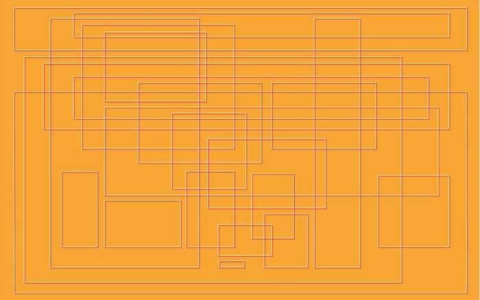 Premium Non-Woven Mills Board Mondial whitepink-orange