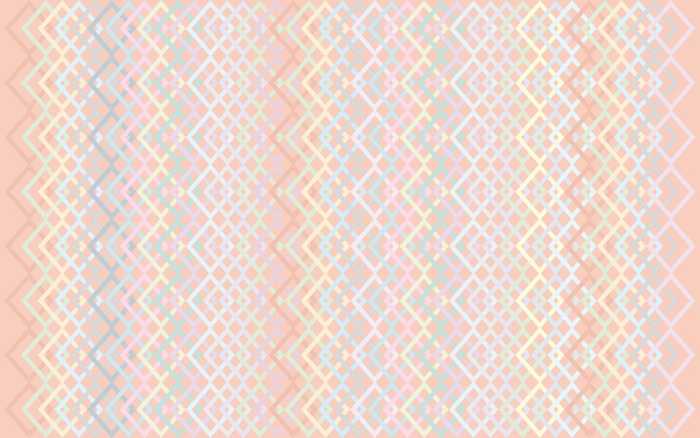 Premium Non-Woven Structure Rhombus apricot-pastell