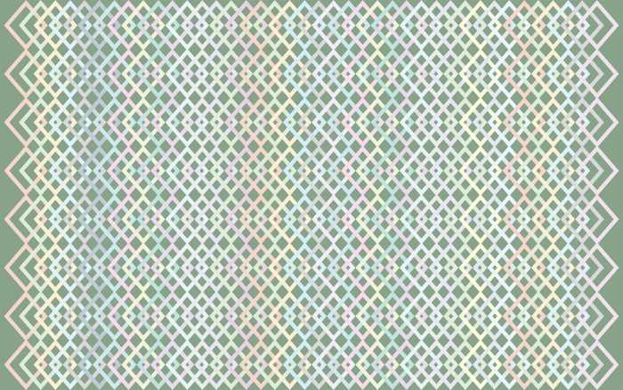 Premium Non-Woven Structure Rhombus greygreen-pastell