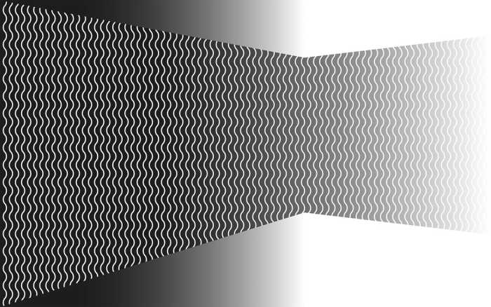 Premium Non-Woven Wave Wall white-greygrey