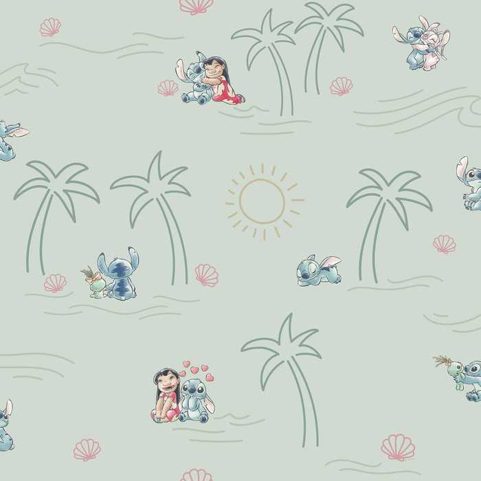 Non-woven Disney Lilo and Stitch Beach Love