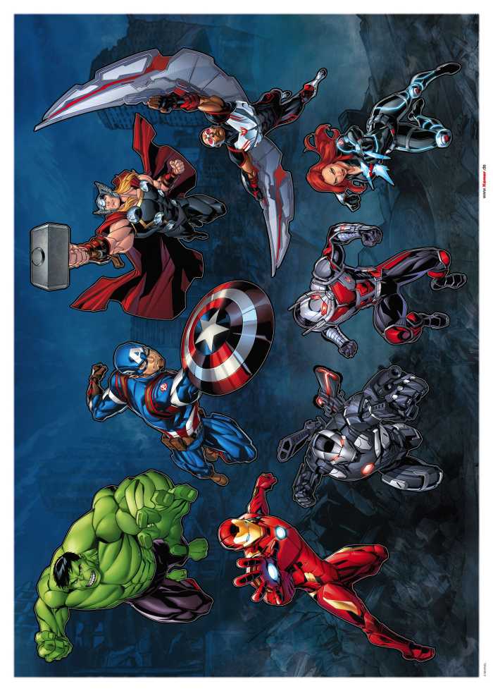 Wall tattoo Avengers Crew