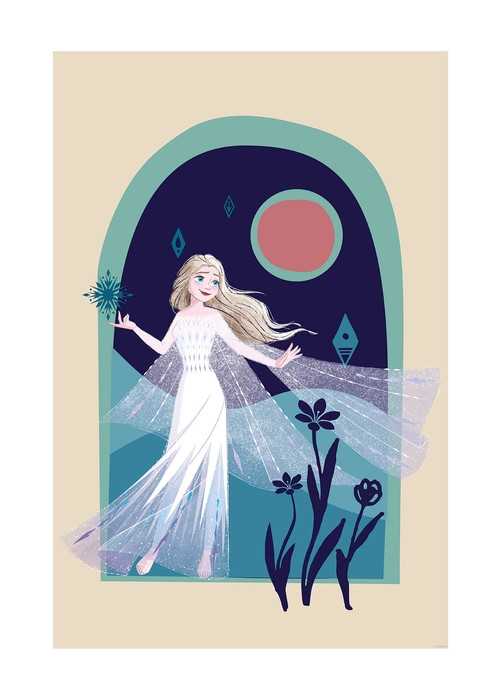 Poster Frozen Nocturnal Stroll