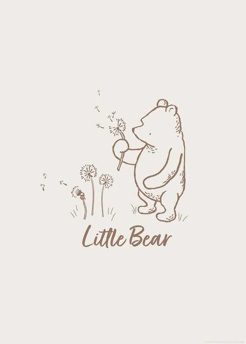 Poster Disney Winnie the Pooh Little Bear