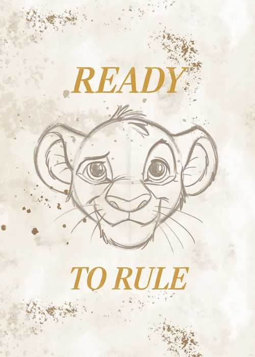 Poster Disney The Lion King Ready to Rule