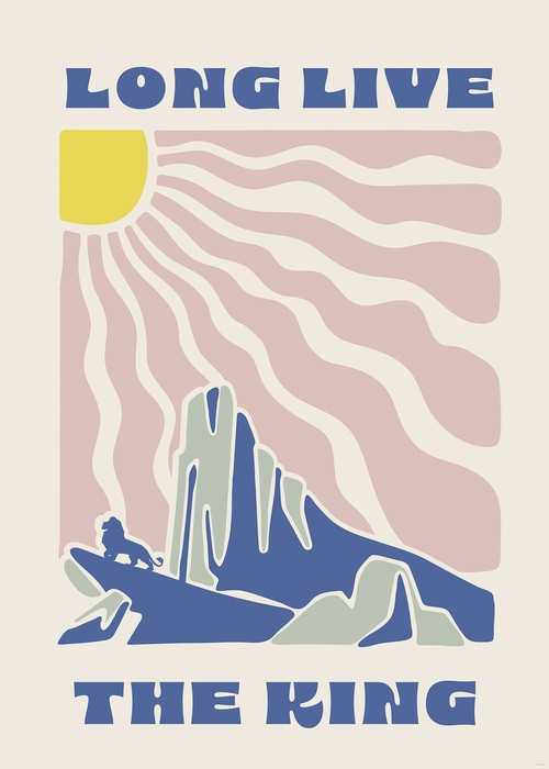 Poster Disney The Lion King Pride Rock