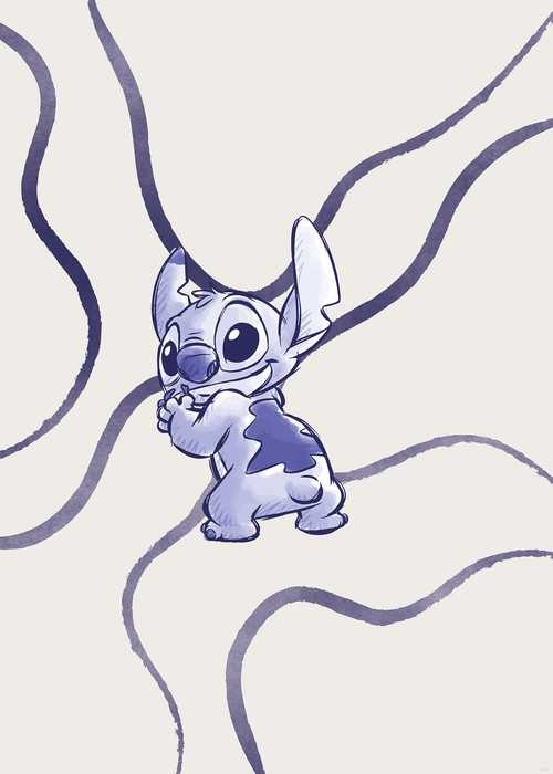 Poster Disney Lilo and Stitch Brave and Wild