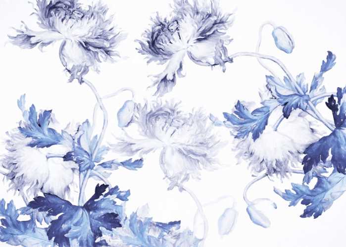 Standard Non-woven Blue Silhouettes