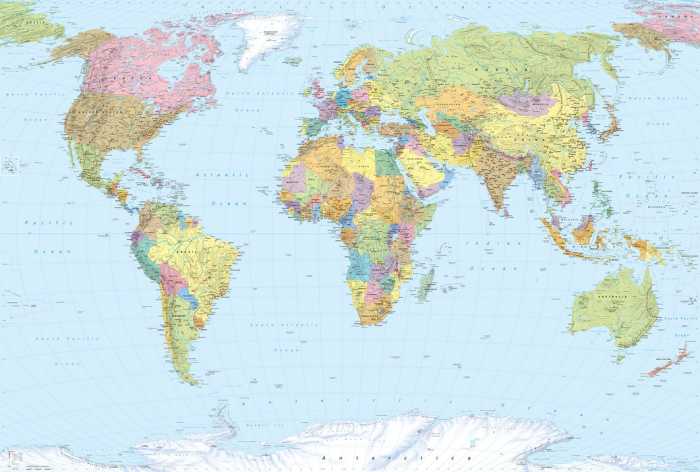Non-woven World Map